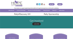 Desktop Screenshot of hopefornhrecovery.org
