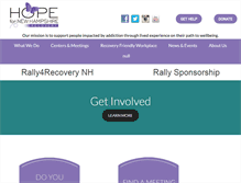 Tablet Screenshot of hopefornhrecovery.org